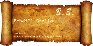 Bobál Stella névjegykártya